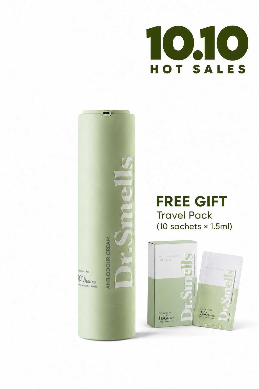 10.10 Promo : Anti-Odour Cream 50ml